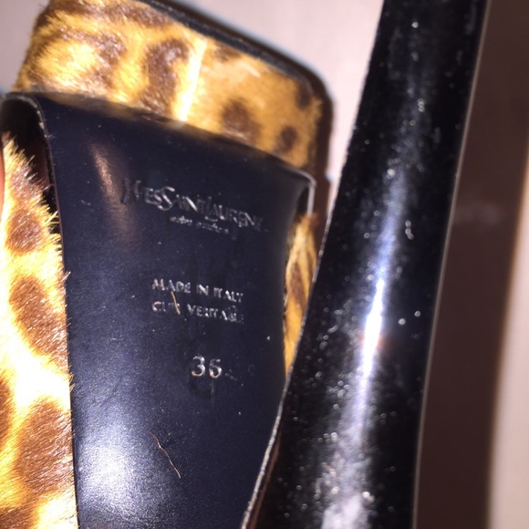 authentic SAINT LAURENT size 36 platform stilleto - Picture 4 of 8